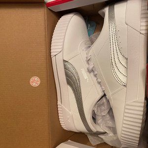 Puma White Carina Sneaker